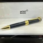 Replica Mont blanc Writers Edition Sir Arthur Conan Doyle Ballpoint Pen Blue Gold Trim